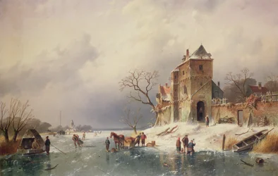 Frozen Winter Scene