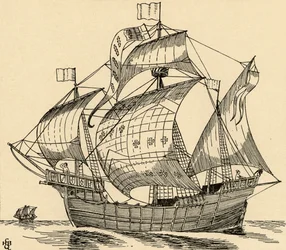 A Ship of the Time of Christopher Columbus