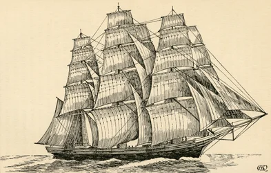 A Tea Clipper, 1931
