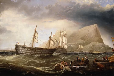 Shipping off Gibraltar