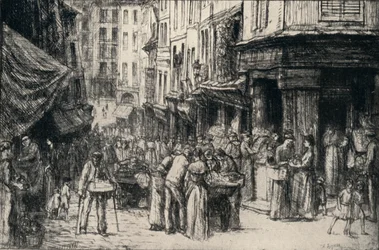 The Crowd, Rue Mouffetard