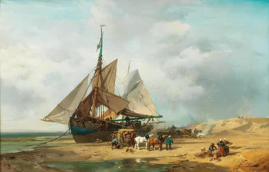 Unloading the Sailing Ship