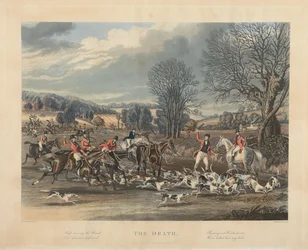 Fox-Hunting [set of four]: 4. The Death
