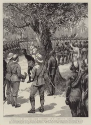 Execution of a Soudanese Mutineer at Mazamboni