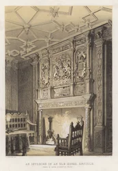 An Interior in an Old House, Enfield, Known as Queen Elizabeth