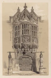 Frontispiece for Old English Mansions, Third Series, by C J Richardson