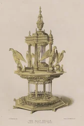 The salt cellar, belonging to the Goldsmith
