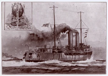 A Minelayer (litho)