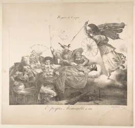 Repas de Corps. Memorable Epoch of 1821