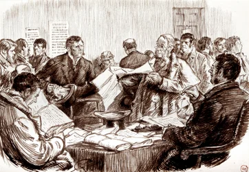 Scene in an Irish Land Court