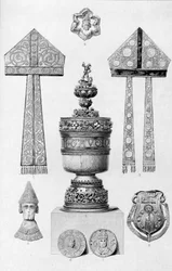 Relics Associated with Thomas A Becket, 1886