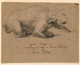 Fountain Design with Boar, ca. 1670