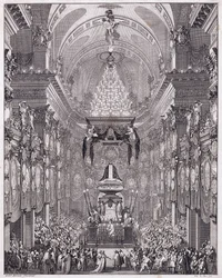 Mausoleum of the Oratoire du Louvre, Rue Saint-Honore, in Memory of French Statesman Pierre Seguier, May 1672