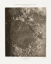 Photographic Chart of the Moon, plate IX.A, October 21
