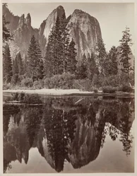 Cathedral Rocks and Reflections, Yosemite
