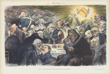 After the Vote. Illustration for Le Rire