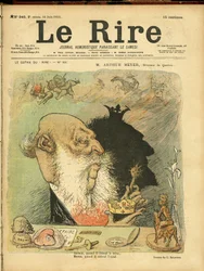 Illustration by Charles Leandre for Cover of Le Rire, No. 240