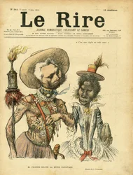 Illustration of Charles Leandre for Cover of Le Rire, No. 264