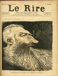 Illustration by Charles Leandre for the Cover of Le Rire