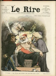 Illustration of Charles Leandre (1862-1934) for the Cover of Le Rire, No. 415