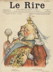 King Edward VII of England, Illustration for Le Rire