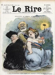 Separation from Church and State: the French politician Jean-Bienvenu Martin (1847-1943), Minister of Public Instruction, Fine Arts and Worship, desperately seeking to separate the Church as a priest of France