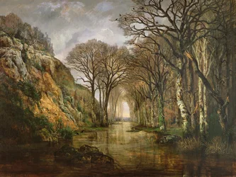 The Erdre, Winter, 1857