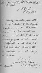 A letter from Charles Lock Eastlake