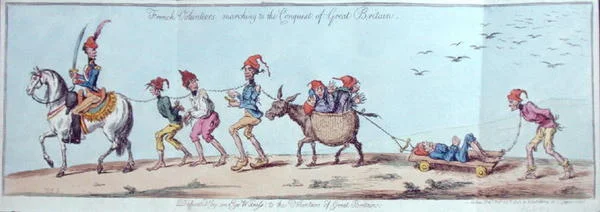 French Volunteers marching to the Conquest of Great Britain