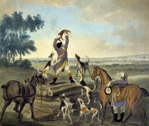 Who...op, Was Never So Carried, from The Pytchley Hunt (engraved by F. Dukes)