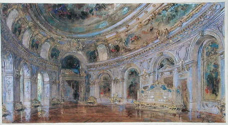 Banqueting Hall at the Royal Palace of Laeken, c.1910