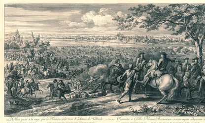 The French Armies Crossing the Rhine at Lobith, 1672