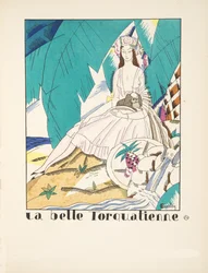 The Beautiful Torquatienne, from a Collection of Fashion Plates