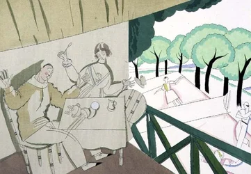 Tennis Scene