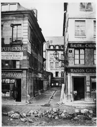 Paris 4 rue de Breteuil, View Taken from rue Reaumur towards rue Vaucanson, 1858-78