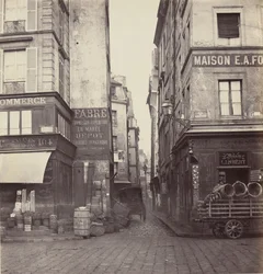 Rue Mondétour, de la rue Rambuteau, 1860s-70s