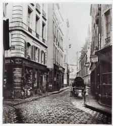 Rue Saint-Severin, from the Rue de la Harpe, Paris, 1858-78