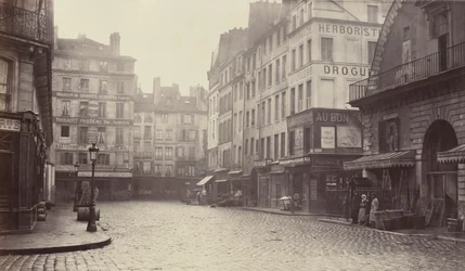 Rue de la Lingerie, de la rue Berger, 1860s-70s