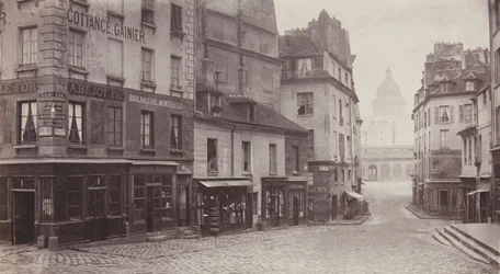 Rue du Haut-Pave Pantheon in Distance