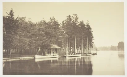 Untitled [Boat on a Lake in the Bois de Boulogne, a Park in Paris]