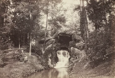 View of the Small Grotto toward the Deer Pond, Bois de Boulogne