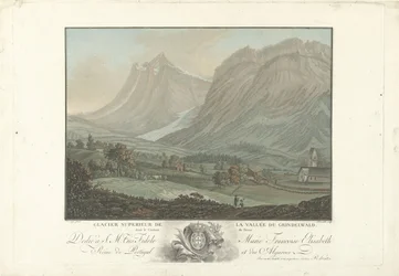 Glacier in the Valley of Grindelwald