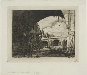 An Arch of the Pont Notre-Dame, Paris