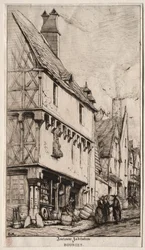 An Old House at Bourges, sometimes called the Musician