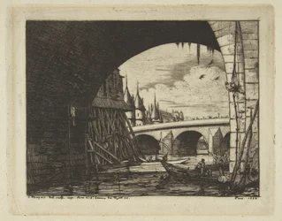 Archway, Pont Notre-Dame, Paris