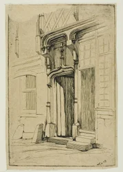 Doorway of an Ancient Convent, in the rue Mirabeau, Bourges