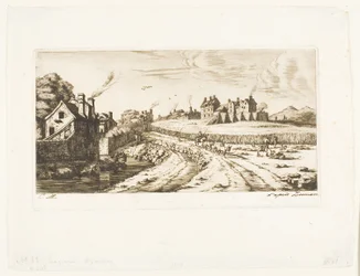 Entrance to the Suburb of Saint-Marceau, Paris
