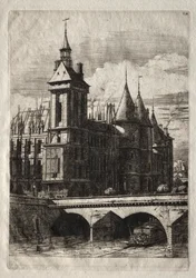 Etchings of Paris: The Clock Tower