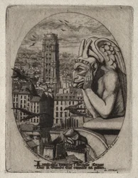 Etchings of Paris: The Gargoyle