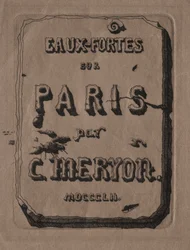 Etchings of Paris: Title Page